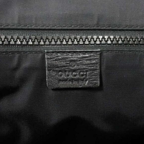 Authentic Gucci GG Plus Large Crossbody Bag Messenger Web Canvas Black Mens - Picture 9 of 10